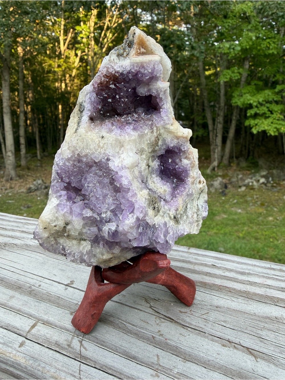 Natural Amethyst Geode Cluster | 2lbs. & 1/5 ounce